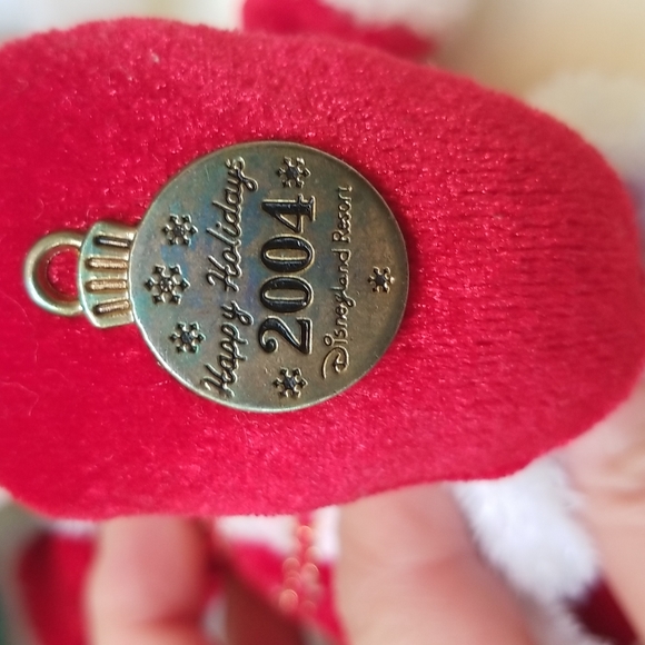 *2 for $12* Disneyland Resorts 2004 Christmas Happy Holidays Minnie Bean Bag 8" - Picture 2 of 4